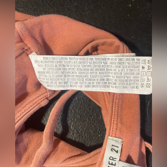 Forever 21 Orange Cross Back Athletic Non-padded bralette size large EUC - Picture 8 of 8